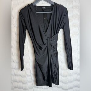 Privy Chic Black Long Sleeve Dress